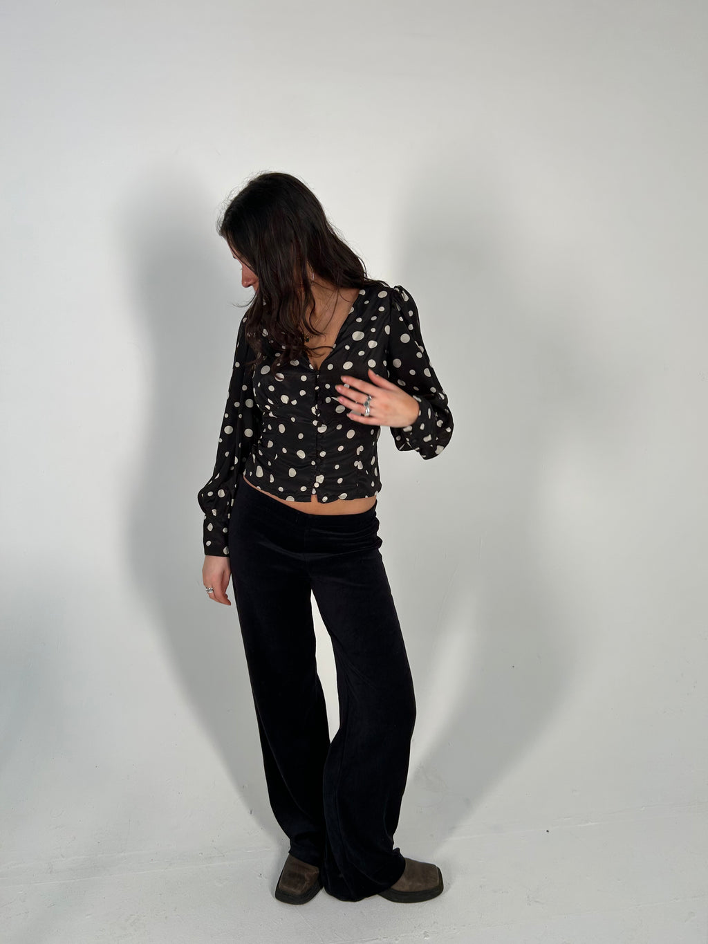 Midnight Velour Joggers